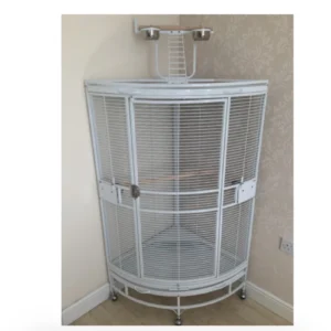 Parrot-Supplies Orlando Premium Play Top Corner Parrot Cage - Black