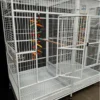 Parrot Cage With Divider - Stone