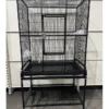 Premium Parrot Cage with Stand, - Black